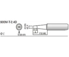 Oem Litavimo antgalis - tipas 900M T-2.4D