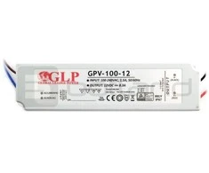 Bikuvalt 100W LED Maitinimo šaltinis GLP 12V IP67