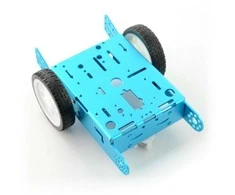 Oem Mėlyna, metalinė važiuoklė 2WD 2 ratai su DC varikliu
