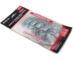Oem Metalinių spaustukų rinkinys - plieniniai universalūs sliekiniai spaustukai 8-36mm - 10 vnt.