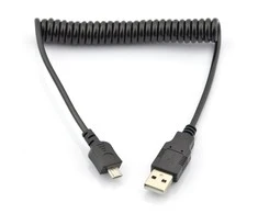 MicroUSB B - A susuktas laidas Goobay - 1m