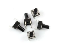 Oem Mygtukinis jungiklis 6x6mm/13mm DIP - 5 vnt