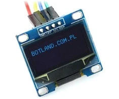 Oem OLED ekranas, mėlyna grafika, 0.96" 128x64px I2C - mėlynas