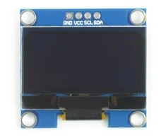 Oem OLED mėlynas grafinis ekranas 1.3" 128x64px I2C v2 - mėlyni simboliai