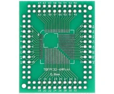 Oem PCB adapteris – TQFP32-64-100 kontaktų prie DIP