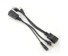 Eurokomp Oem PoE adapteris - maitinimas per LAN - RJ45 į DC jungtį - 2 vnt
