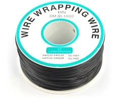 Oem PVC viela 0.25mm - juoda - 250m rulonas
