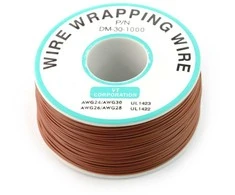 Oem PVC viela 0.25mm - ruda - 250m rulonas