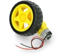 Oem Ratas + DC variklis 65x26mm 5V su 48:1 pavara + laidai