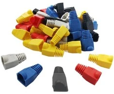 Oem RJ45 kištukų spalvotų dangtelių rinkinys - 50 vnt.