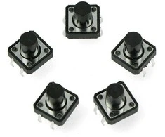 Oem Taktinis jungiklis 12x12mm h-7mm - 5 vnt