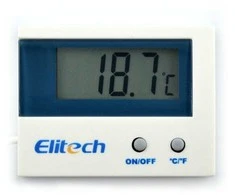 Oem Termometras su išoriniu zondu ir LCD ekranu nuo -50 °C iki 80 °C - baltas
