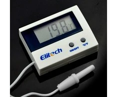 Oem Termometras su išoriniu zondu ir LCD ekranu nuo -50 °C iki 80 °C - baltas