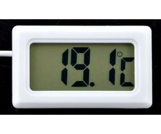 Oem Termometras su LCD ekranu nuo -50 °C iki 100 °C - baltas