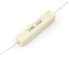 Oem THT RWA rezistorius 10W 0.33Ohm - 10 vnt