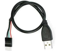 Oem USB A laidas 0.3m su kištuku 1x5