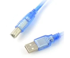 Oem USB laidas A-B - 30cm - mėlynas