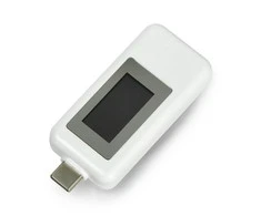 Oem USB testeris Keweisi KWS-1802C srovės ir įtampos matuoklis iš USB C prievado - baltas