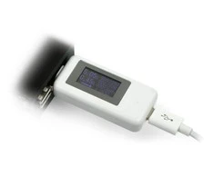 Oem USB testeris Keweisi KWS-1802C srovės ir įtampos matuoklis iš USB C prievado - baltas