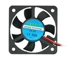 Oem Ventiliatorius 5V 50x50x10mm 2 laidai - JST 2 kaiščių 2.54mm jungtis