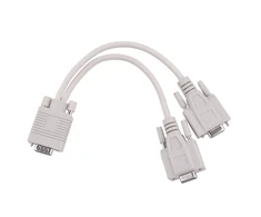 Oem VGA - 2xVGA adapteris Šviesiai pilkas