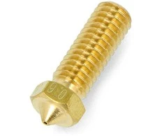 Creality Oem Volcano antgalis 0.6 mm - kaitinimo siūlelis 1.75 mm - žalvaris