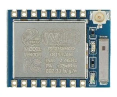Oem WiFi modulis ESP-07 ESP8266 Juodas - 9 GPIO, ADC