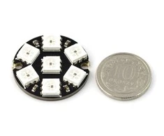 Oem Žiedinis LED RGB 7 x WS2812 5050
