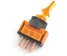 Oem ON-OFF jungiklis ASW-14D su LED, 12V/20A - oranžinis