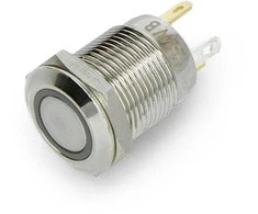 Oem ON-OFF jungiklis monostabilus - 2A/250V - plokščias - žalias