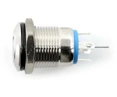 Oem ON-OFF jungiklis monostabilus - PBW-12BPW - 2A/250V - plokščias raudonas/žalias