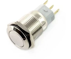 Oem ON-OFF jungiklis monostabilus - PBW-16BP - 2A 250V plokščias