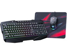 Ausinės Onikuma TZ3006 3-in-1 Gaming Set: Keyboard + Mouse + Mouse Pad