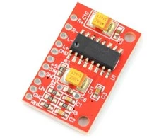 Openplatform PAM8403 5V 3W stereo garso stiprintuvas - dviejų kanalų - raudonas