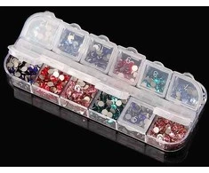 Oem Organizatorius 12 skyrių 130x50x15mm - konteineris smulkiems daiktams - dėžutė