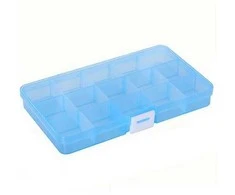 Oem Organizatorius 15 skyrių 175x100x22mm - mėlyna - konteineris smulkiems daiktams