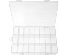 Oem Organizatorius 24 skyriai 195x130x36mm - konteineris smulkiems daiktams