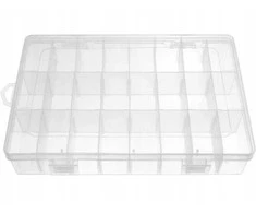 Oem Organizatorius 24 skyriai 195x130x36mm - konteineris smulkiems daiktams