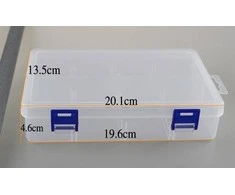 Oem Organizatorius su 2 skyriais 201x135x46mm - dėžutė smulkiems daiktams