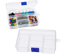 Organizatorius su 5 skyriais 145x98x33mm - konteineris smulkiems daiktams