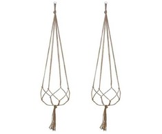 Oem Pakabinamas gėlių stovas - 105 cm - Virvės kabykla - Macrame - Boho