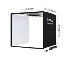 Fotografavimo kubas Puluz PU5025B LED 25cm