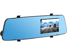 Peiying Basic automobilio veidrodėlis su video registratoriumi ir atbulinės eigos kamera L200