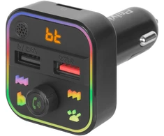 Peiying Automobilinis FM siųstuvas su Bluetooth funkcija