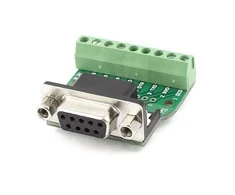 Oem Perėjimas DB9 RS232 lizdas į kontaktines kaladėles