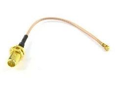Oem Perėjimas – U.FL (IPEX) į RP-SMA lizdą – tiesus adapteris su 100 mm kabeliu