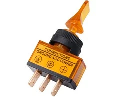 Perjungiklis - E-TEN1021 - 15A - 250V - 2 padėčių - 2 kontaktų