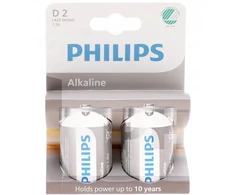 Philips LR20 šarminės baterijos, 2 vnt./bl.