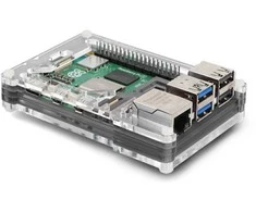 Pibow Coupe 5 - dėklas Raspberry Pi 5 - Ninja - PiMoroni PIM677