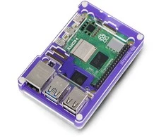 Pibow Coupe 5 – Raspberry Pi 5 dėklas – Royale – PiMoroni PIM679